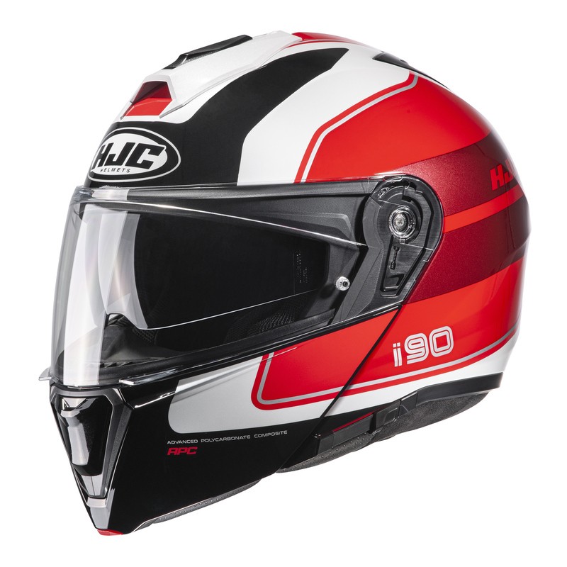 KASK HJC I90 WASCO BLACK/RED/WHITE XS