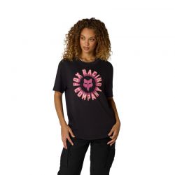 T-SHIRT DAMSKI FOX BEAM BLACK  ENDURO CROSS