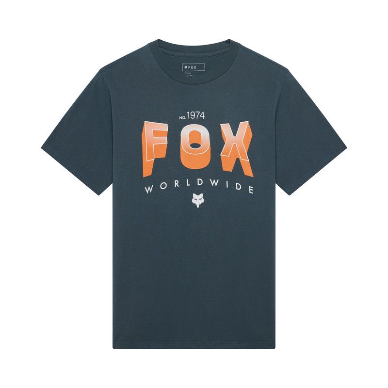 T-SHIRT FOX BLOCK 195 ORIGINAL DEEP COBALT  ENDURO CROSS