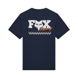 T-SHIRT FOX CHECKER 195 ORIGINAL MIDNIGHT  ENDURO CROSS
