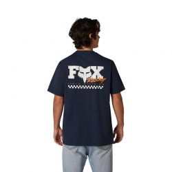 T-SHIRT FOX CHECKER 195 ORIGINAL MIDNIGHT  ENDURO CROSS
