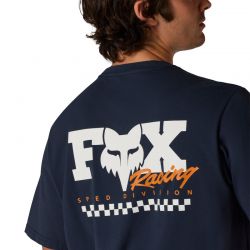 T-SHIRT FOX CHECKER 195 ORIGINAL MIDNIGHT  ENDURO CROSS