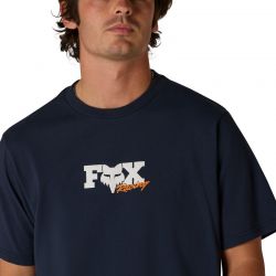T-SHIRT FOX CHECKER 195 ORIGINAL MIDNIGHT  ENDURO CROSS