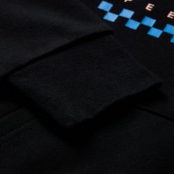 BLUZA Z KAPTUREM DAMSKA FOX CHECKER FLEECE PO BLACK  ENDURO CROSS