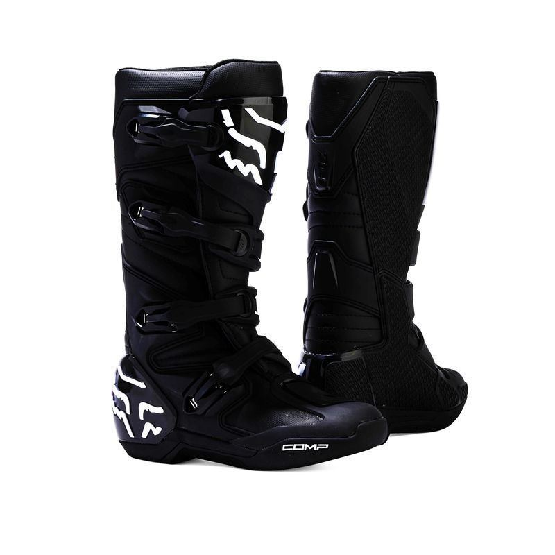 BUTY MOTOCYKLOWE JUNIOR FOX COMP BLACK Y3 (WKŁADKA 222MM) ENDURO CROSS