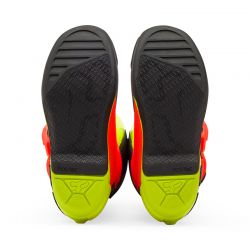 BUTY MOTOCYKLOWE JUNIOR FOX COMP ORANGE YELLOW Y3 (WKŁADKA 222MM) ENDURO CROSS