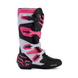 BUTY MOTOCYKLOWE DAMSKIE FOX COMP BLACK PINK 11 (WKŁADKA 290MM) ENDURO CROSS