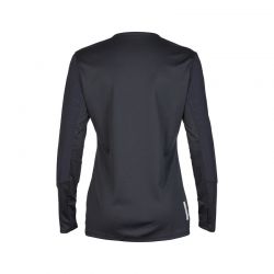 KOSZULKA ROWEROWA Z DŁUGIM RĘKAWEM DAMSKA FOX DEFEND BLACK  ENDURO CROSS