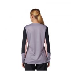 KOSZULKA ROWEROWA Z DŁUGIM RĘKAWEM DAMSKA FOX DEFEND STONE  ENDURO CROSS