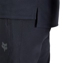 KOSZULKA ROWEROWA Z DŁUGIM RĘKAWEM JUNIOR FOX DEFEND PARK BLACK  ENDURO CROSS