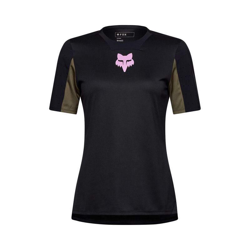 KOSZULKA ROWEROWA DAMSKA FOX DEFEND PARK BLACK  ENDURO CROSS
