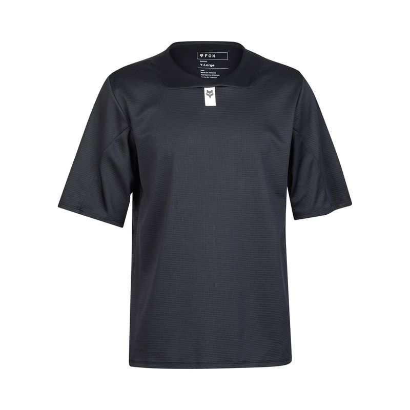 KOSZULKA ROWEROWA JUNIOR FOX DEFEND BLACK  ENDURO CROSS