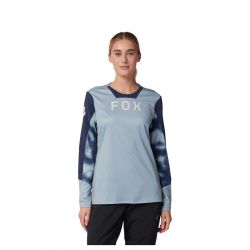 KOSZULKA ROWEROWA Z DŁUGIM RĘKAWEM DAMSKA FOX DEFEND TAUNT GUNMETAL  ENDURO CROSS