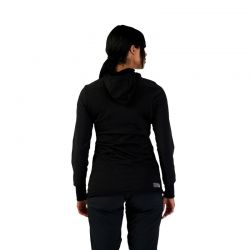 BLUZA ROWEROWA DAMSKA FOX DEFEND THERMAL BLACK  ENDURO CROSS