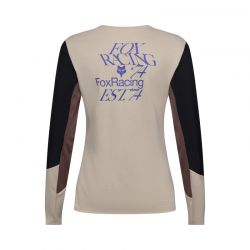 KOSZULKA ROWEROWA Z DŁUGIM RĘKAWEM DAMSKA FOX DEFEND PARK CHALK  ENDURO CROSS
