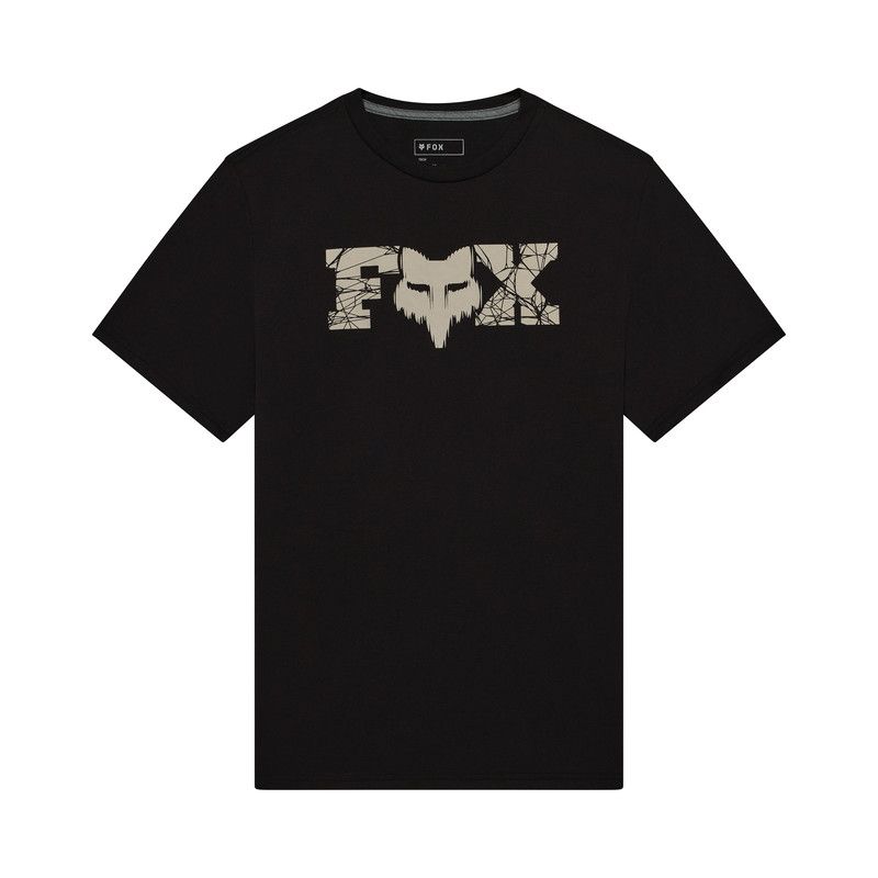 T-SHIRT FOX DIFFUSE DRI-RELASE BLACK  ENDURO CROSS