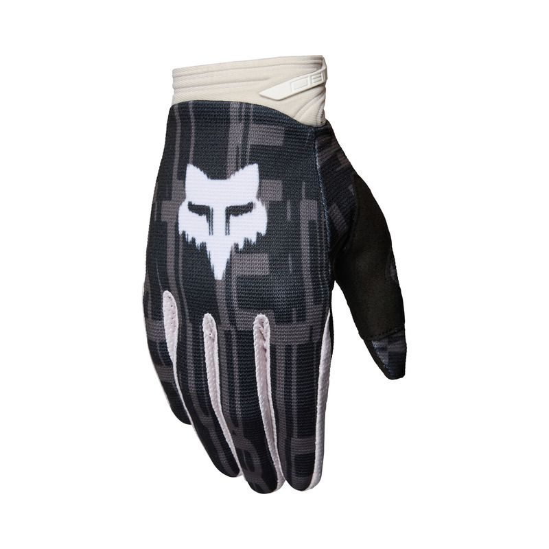 RĘKAWICE MOTOCYKLOWE JUNIOR FOX 180 DIFFUSE SE BLACK  ENDURO CROSS