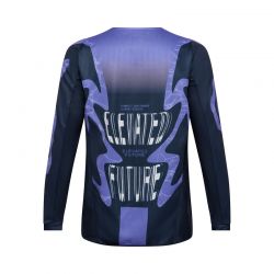 BLUZA MOTOCYKLOWA JUNIOR FOX 180 DIFFUSE SE BLUEBERRY  ENDURO CROSS