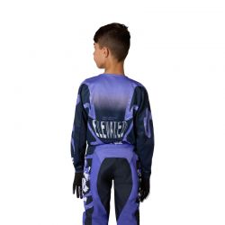 BLUZA MOTOCYKLOWA JUNIOR FOX 180 DIFFUSE SE BLUEBERRY  ENDURO CROSS