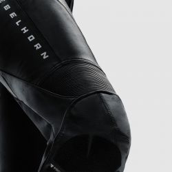 SPODNIE MOTOCYKLOWE SKÓRZANE DAMSKIE REBELHORN DIVA BLACK 