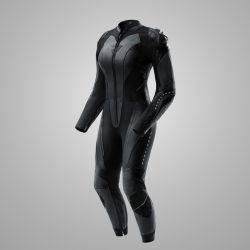 KURTKA MOTOCYKLOWA SKÓRZANA DAMSKA REBELHORN DIVA RS BLACK 