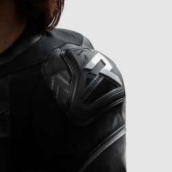 KURTKA MOTOCYKLOWA SKÓRZANA DAMSKA REBELHORN DIVA RS BLACK WHITE 