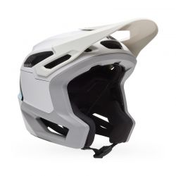 KASK ROWEROWY FOX DROPFRAME PRO GRID LIGHT GREY  ENDURO CROSS