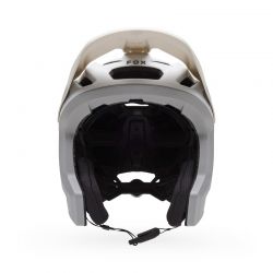 KASK ROWEROWY FOX DROPFRAME PRO GRID LIGHT GREY  ENDURO CROSS