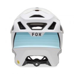 KASK ROWEROWY FOX DROPFRAME PRO GRID LIGHT GREY  ENDURO CROSS