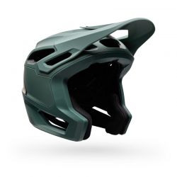 KASK ROWEROWY FOX DROPFRAME PRO GRID SAGE  ENDURO CROSS