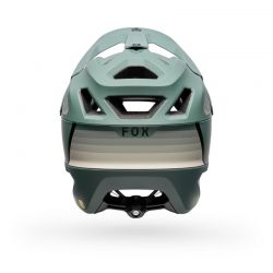 KASK ROWEROWY FOX DROPFRAME PRO GRID SAGE  ENDURO CROSS