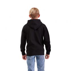 BLUZA Z KAPTUREM JUNIOR FOX ELEVATED FLEECE PO BLACK  ENDURO CROSS