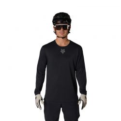 KOSZULKA ROWEROWA Z DŁUGIM RĘKAWEM FOX FLEXAIR BLACK  ENDURO CROSS