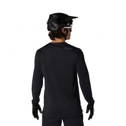 KOSZULKA ROWEROWA Z DŁUGIM RĘKAWEM FOX FLEXAIR BLACK  ENDURO CROSS