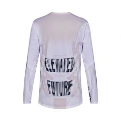 KOSZULKA ROWEROWA Z DŁUGIM RĘKAWEM FOX FLEXAIR DIFFUSE SE WHITE  ENDURO CROSS