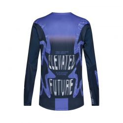 KOSZULKA ROWEROWA Z DŁUGIM RĘKAWEM FOX FLEXAIR DIFFUSE SE BLUEBERRY  ENDURO CROSS