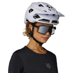 KOSZULKA ROWEROWA Z DŁUGIM RĘKAWEM DAMSKA FOX FLEXAIR BLACK  ENDURO CROSS