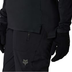 KOSZULKA ROWEROWA Z DŁUGIM RĘKAWEM DAMSKA FOX FLEXAIR BLACK  ENDURO CROSS