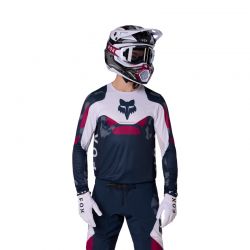 BLUZA MOTOCYKLOWA FOX FLEXAIR TACTILE WHITE  ENDURO CROSS