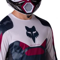 BLUZA MOTOCYKLOWA FOX FLEXAIR TACTILE WHITE  ENDURO CROSS