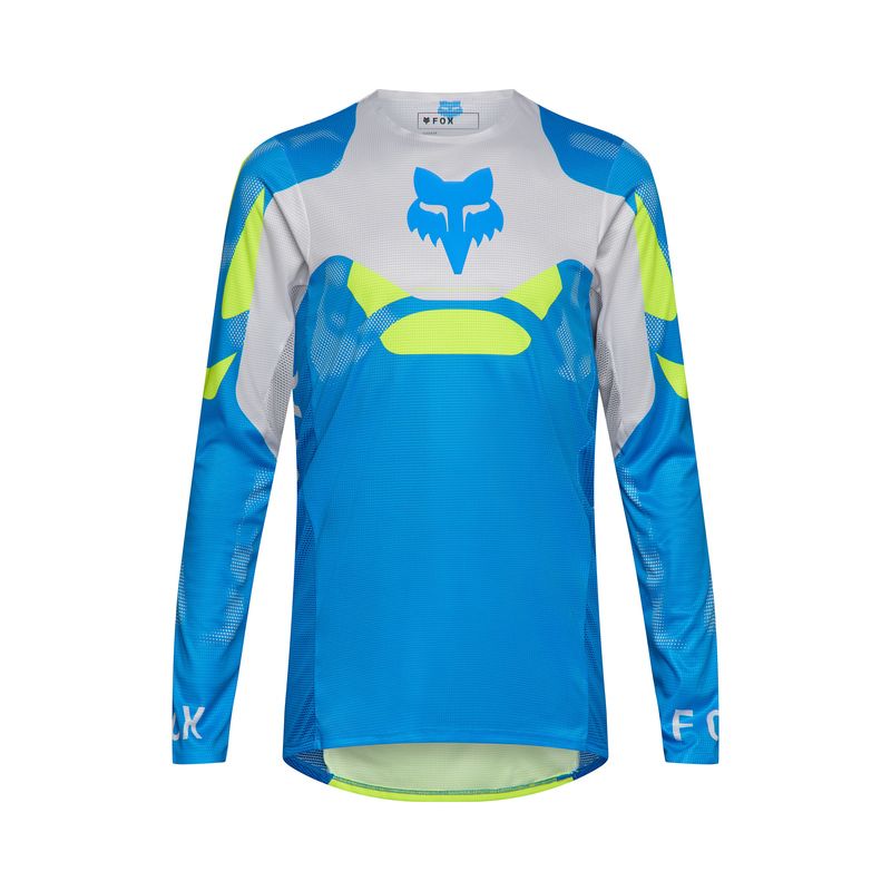 BLUZA MOTOCYKLOWA FOX FLEXAIR TACTILE BLUE JEWEL  ENDURO CROSS