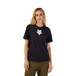 T-SHIRT DAMSKI FOX HEAD BLACK  ENDURO CROSS