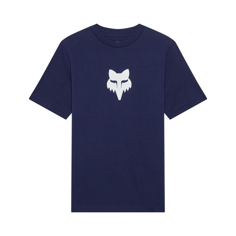 T-SHIRT JUNIOR FOX HEAD NAVY  ENDURO CROSS