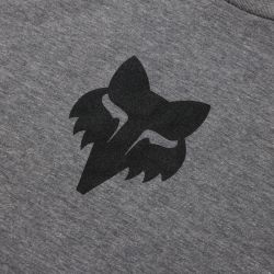 T-SHIRT JUNIOR FOX HEAD HEATHER DARK GREY  ENDURO CROSS