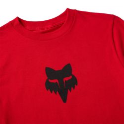 T-SHIRT JUNIOR FOX HEAD TIBETAN RED  ENDURO CROSS