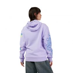 BLUZA Z KAPTUREM DAMSKA FOX HELLO FUTURE FLEECE PO LILAC  ENDURO CROSS