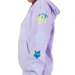 BLUZA Z KAPTUREM DAMSKA FOX HELLO FUTURE FLEECE PO LILAC  ENDURO CROSS