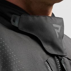 KURTKA MOTOCYKLOWA TEKSTYLNA REBELHORN HIKER 4 BLACK DARK GREY RED 