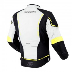 KURTKA TEKSTYLNA OZONE JET II ICE/BLACK/FLUO YELLOW 