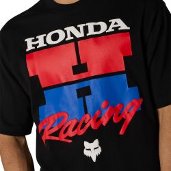 T-SHIRT FOX HONDA MIDWEIGHT BLACK  ENDURO CROSS